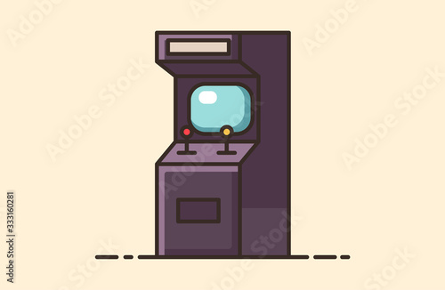 Vintage object from the 80s and 90s. Symbol of pop culture and nastolgia. Old-time technology from the entertainment industry.