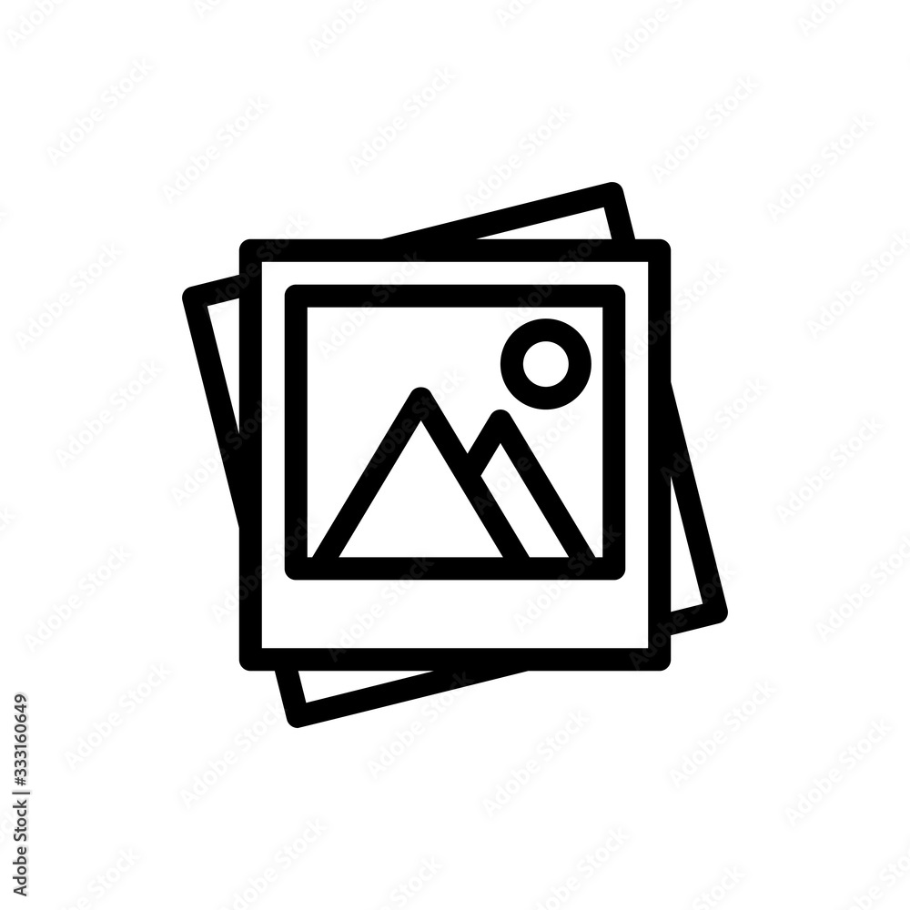 Photo Vector Colour With Line Icon Illustration Photo Vector Colour With Line Icon Illustration