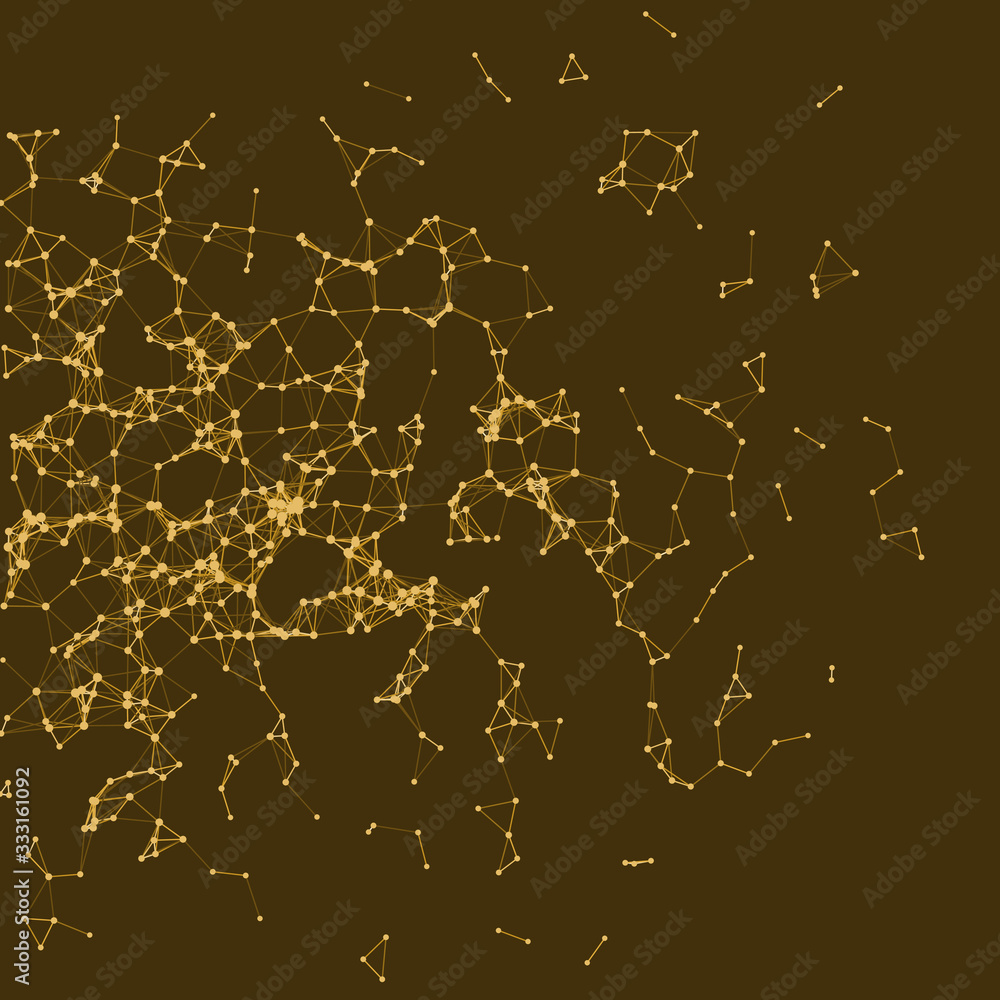 Network Mesh Procedural Art background illustration Network Mesh Procedural Art background illustration