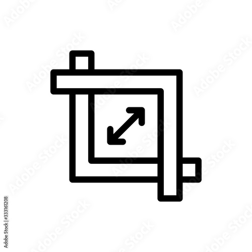 Vector Colour With Line Icon Illustration