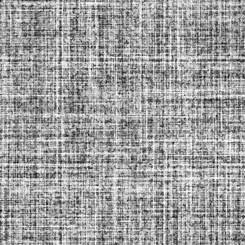 Seamless screentone. Rough fabric crisscross fibers, crosshatch shading