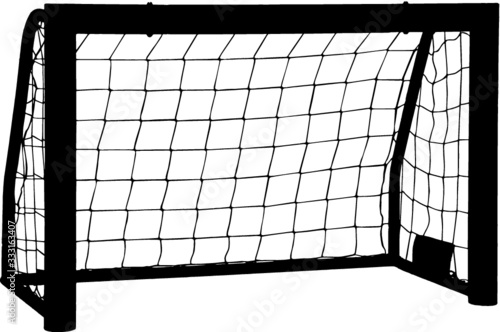Tor Goal Netz Vektor Isoliert Tornetz