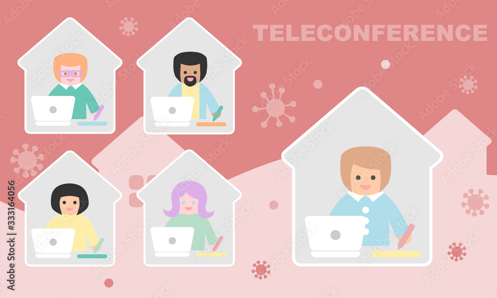 Teleconference during quarantine period Teleconference during quarantine period