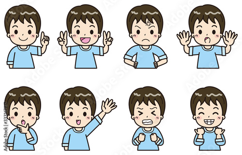 男の子　セット　イラスト
