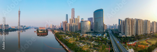 Aerial photography of urban scenery of Guangzhou, Guangdong, China