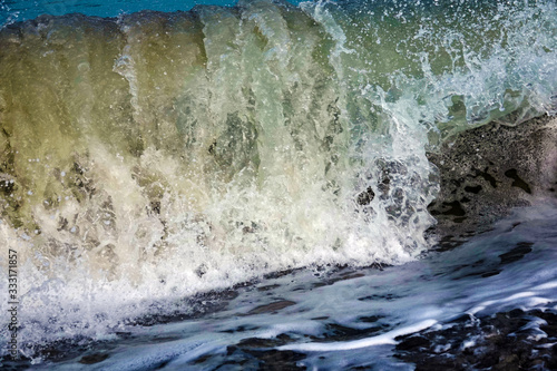 Waves on the seashore