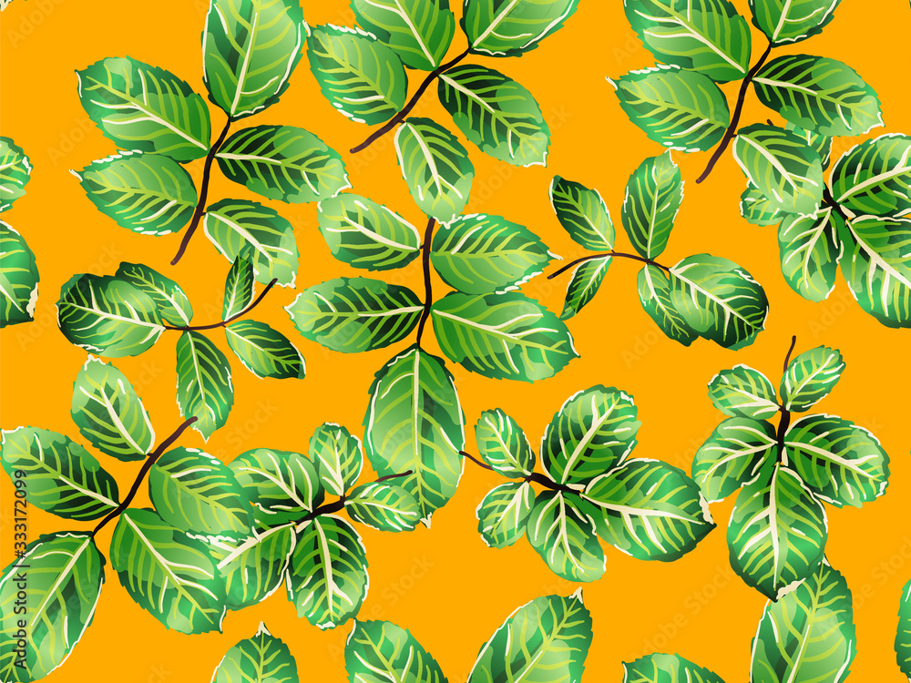 Leaves Seamless Pattern. Leaves Seamless Pattern.