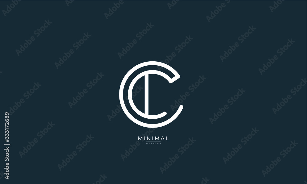 Alphabet letter icon logo C Alphabet letter icon logo C