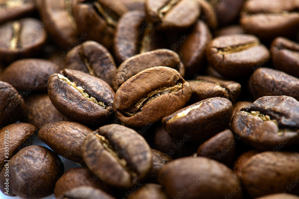 Coffee beans close-up background. Fresh roasted Coffee beans close-up background. Fresh roasted