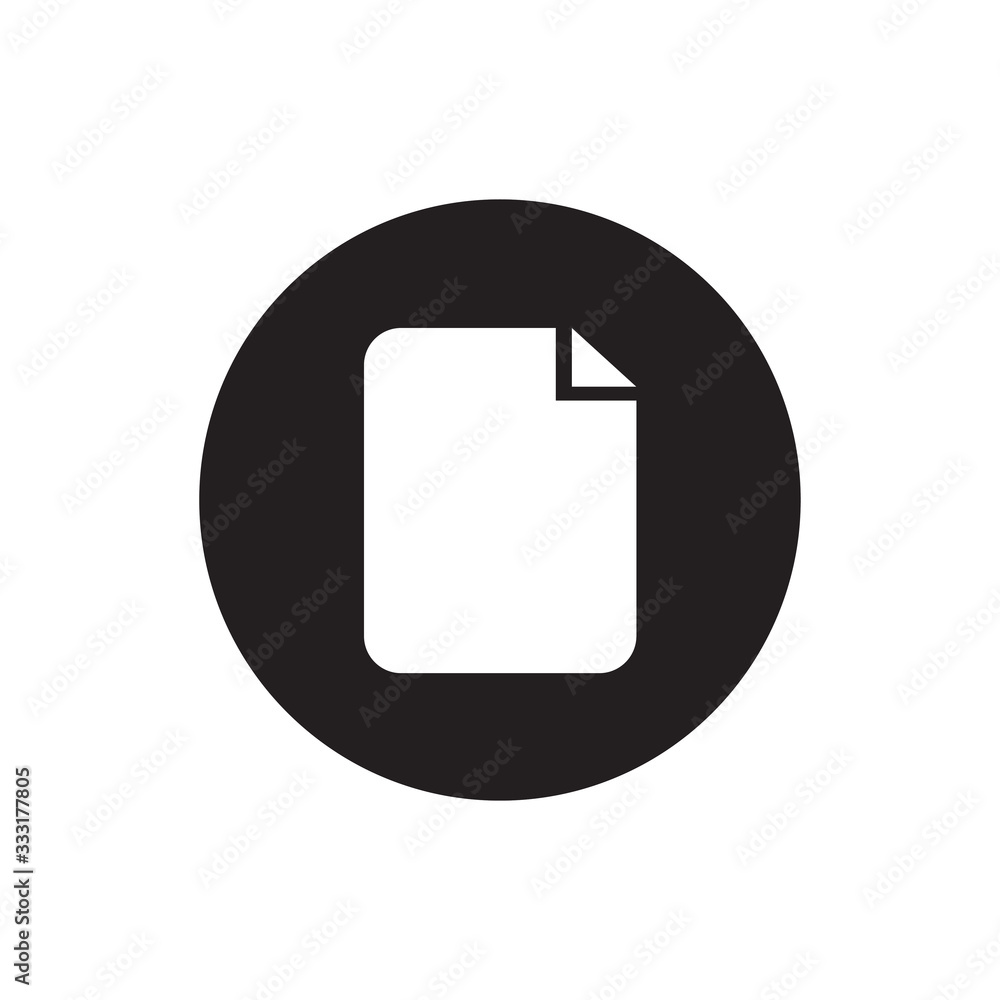 Document vector icon, simple sign for web site and mobile app. Document vector icon, simple sign for web site and mobile app.