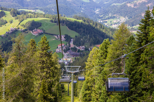 Chairlift to Oberholz Mountain Hut from Obereggen