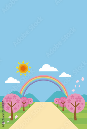 春の背景・バックグラウンド