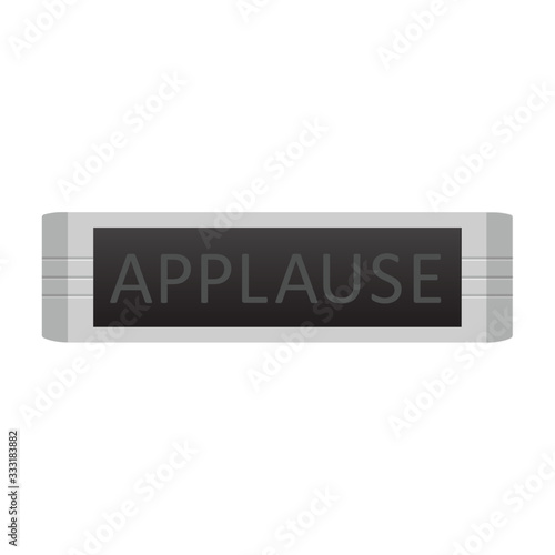 Applause warning board message
