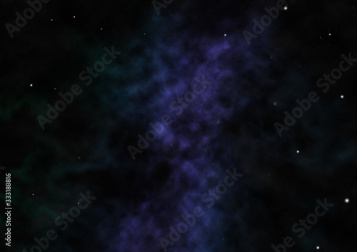 Small part of an infinite star field.