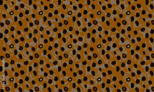 Brown Trout Skin Fly Fishing Pattern Texture Abstract Vector Background