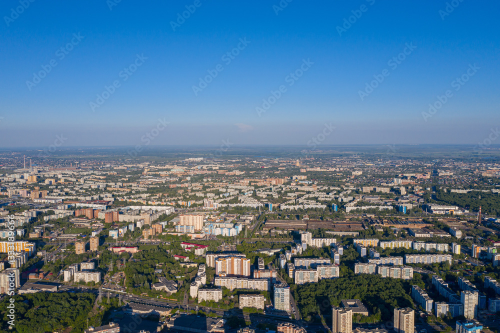 Fall city aerial