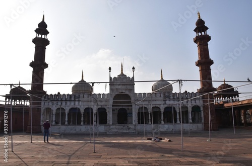 Bhopal, Madhya Pradesh/India - January 17, 2020 : Moti Masjid or Moti or Pearl Mosque © Ayushi