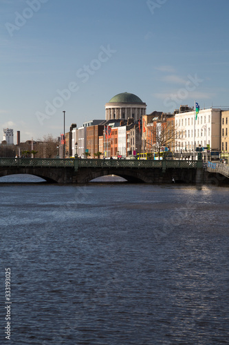 Photography The Four Courts in Dublin City, Ireland