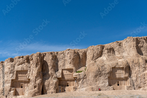 tomb darius the great iran in persepolis iran