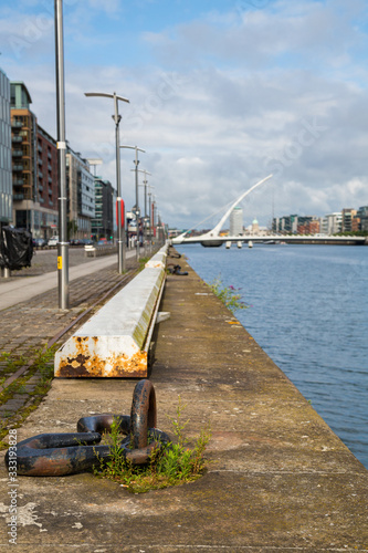 Photography A view along the quays in Dublin City, Ireland