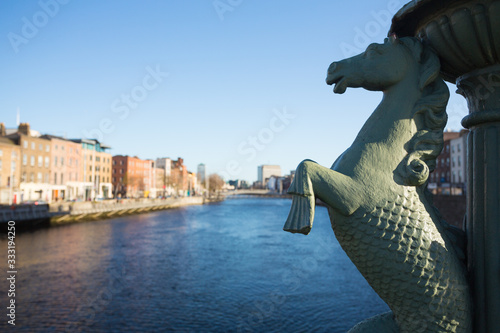 Photography A view along the quays in Dublin City, Ireland