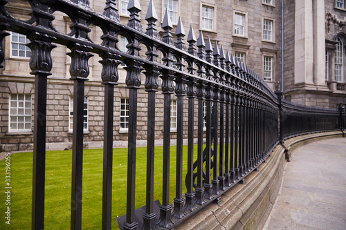 Obraz na płótnie The exterior of Trinity College in Dublin, Ireland w salonie