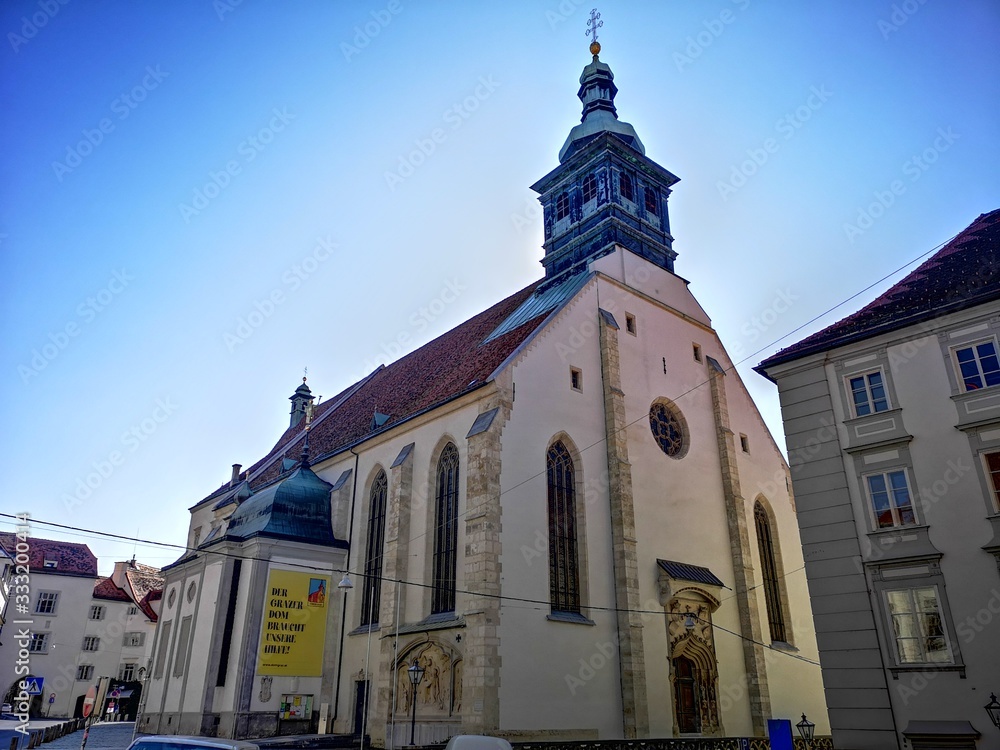 Obraz premium Graz Steiermark Altstadt und Sehenswürdigkeiten