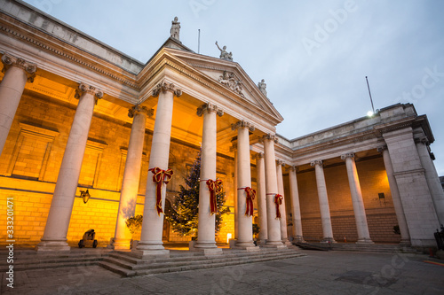 College Green, Dublin City at Christmas