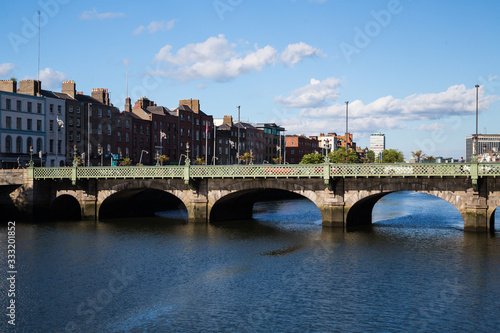 Photography A view along the quays in Dublin City, Ireland