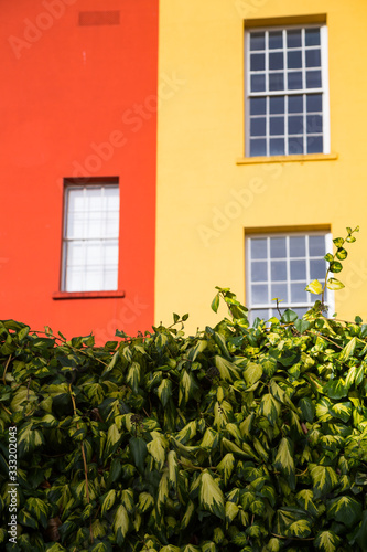 Photography Colourful buildings in Dublin Castle, Ireland