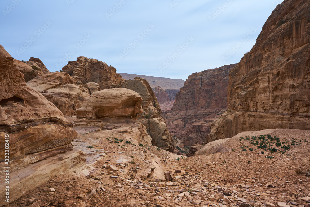Rocks and more rocks, Wadi Musa, Jordan