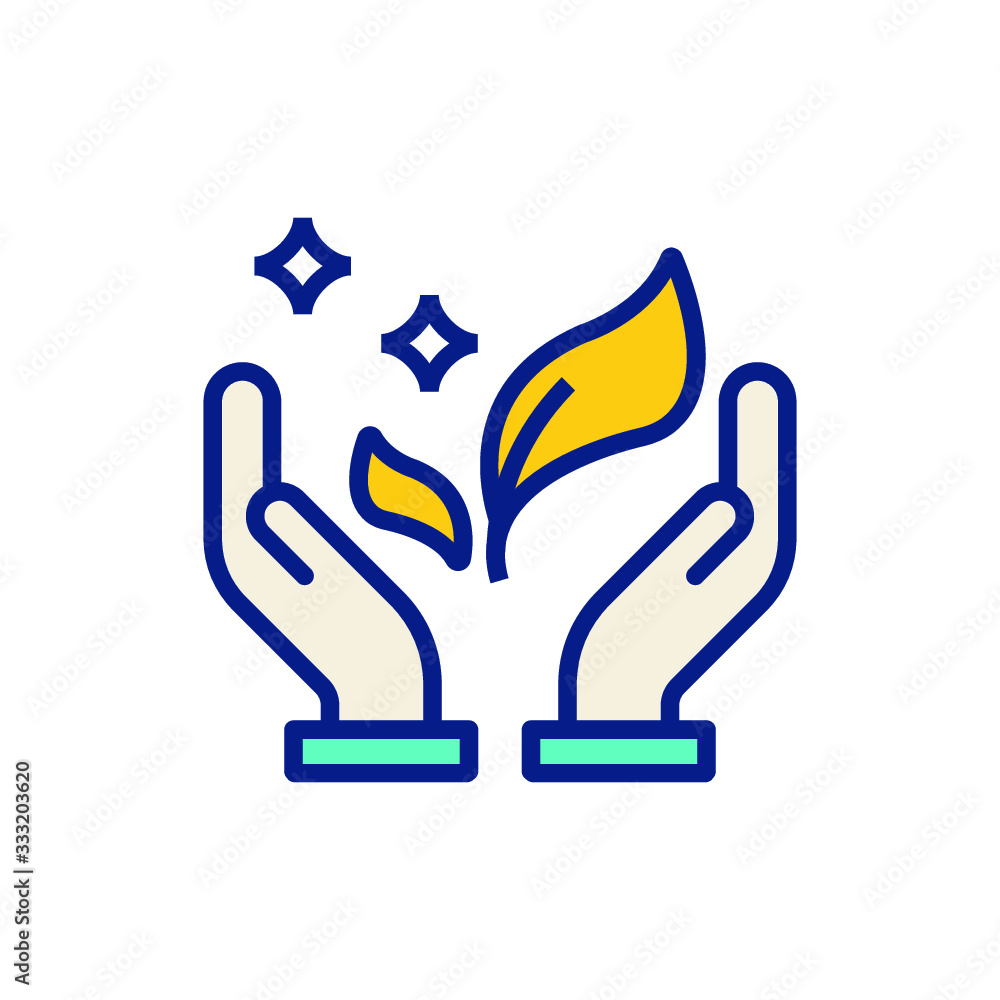 Environment care Vector Icon Filled Outline Illustration Environment care Vector Icon Filled Outline Illustration