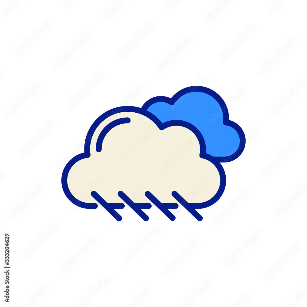 weather Vector Icon Filled Outline Illustration weather Vector Icon Filled Outline Illustration