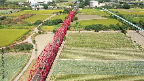 red famous Xilou Bridge