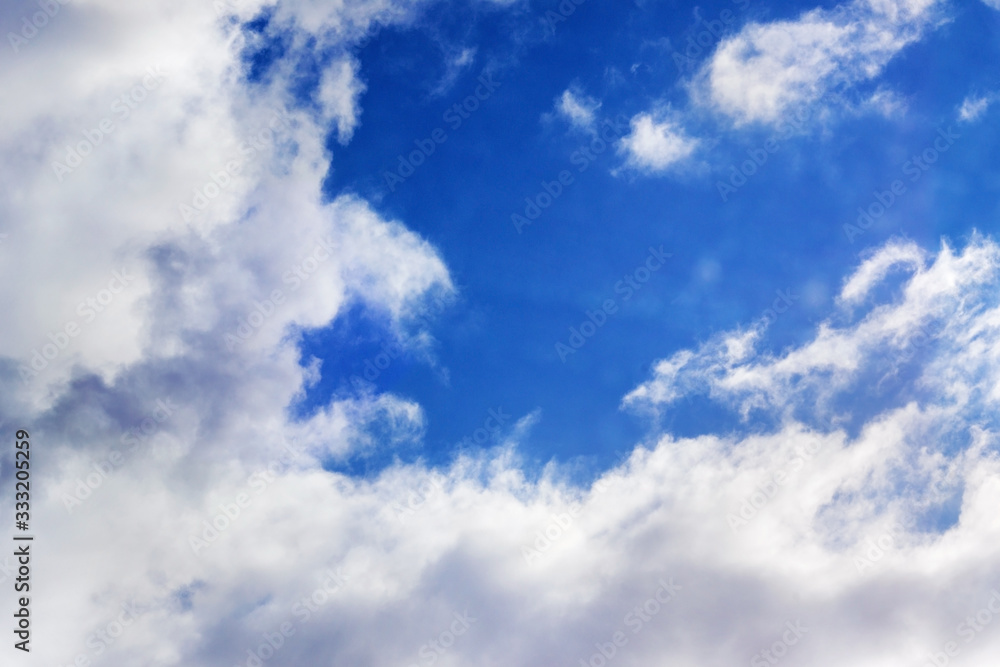 Blue sky with clouds. Background image Blue sky with clouds. Background image