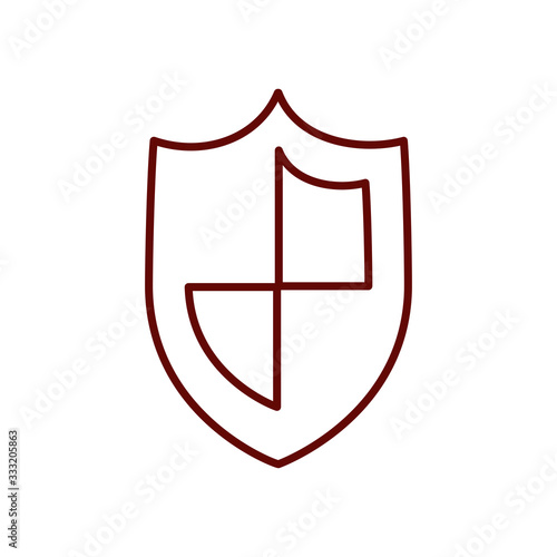 security shield icon, line style Free Download security shield icon, line style - GFXLoad