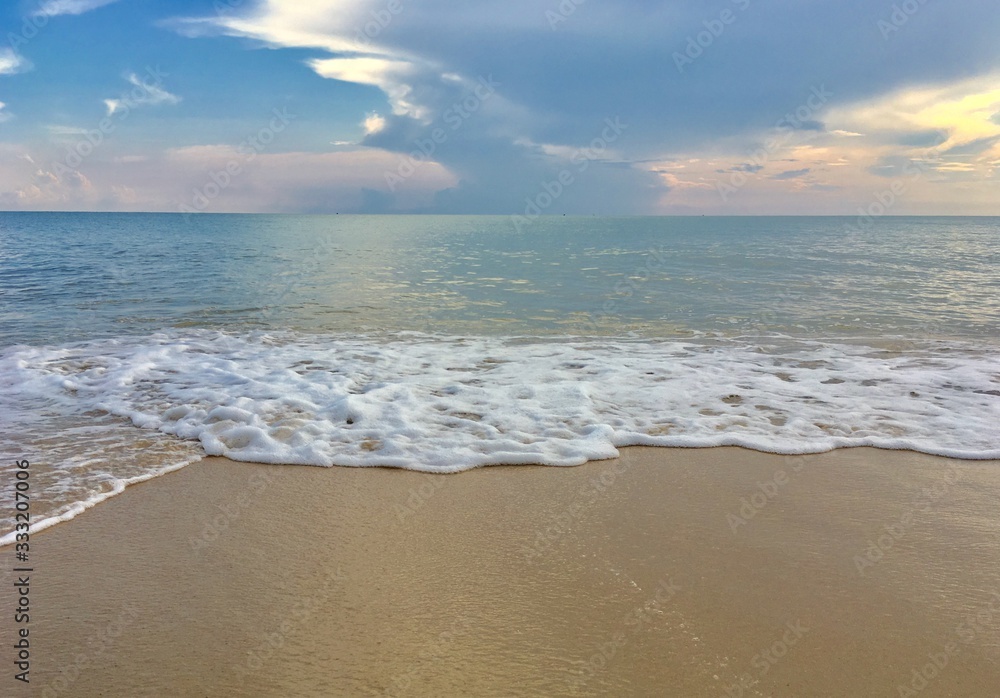 Beautiful and peaceful sand beach in Thailand Beautiful and peaceful sand beach in Thailand