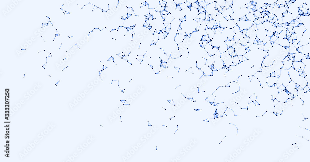 Procedural Network Mesh Art background illustration Procedural Network Mesh Art background illustration