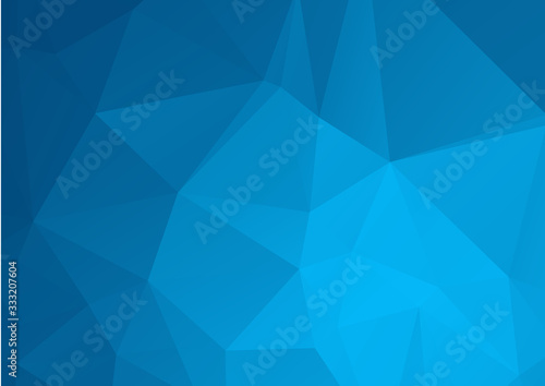 Fototapeta Naklejka Na Ścianę i Meble -  Blue White Light Polygonal Mosaic Background, Vector illustration, Business Design Templates