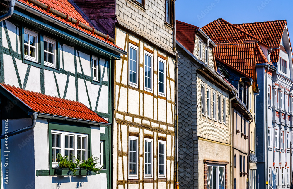 Obraz premium typcial half timbered facade in germany