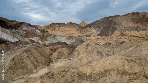 Artist palette view at Death valley desert