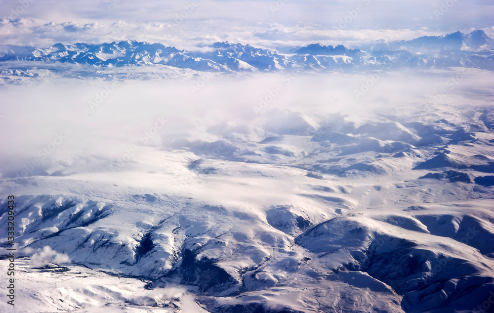 Aerial photo in Tibet 