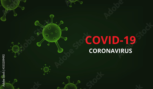 Novel Coronavirus (2019-nCoV). COVID-19. Coronavirus concept. Global virus and disease spread. Vector illustration.