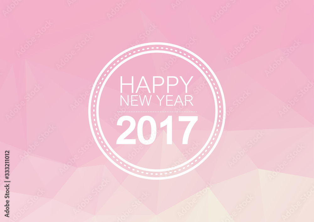 Happy New Year on triangles low poly background Happy New Year on triangles low poly background