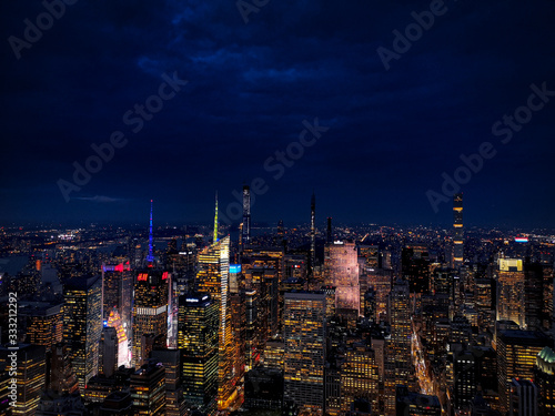 Manhattan skyline  from Empire State Building 