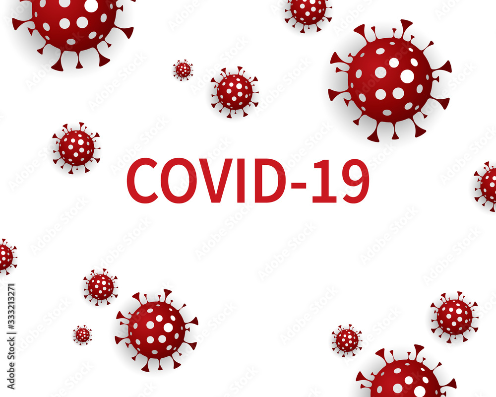 Stop Virus. Flat Vector Illustration. Stop Sign. Stop Virus. Flat Vector Illustration. Stop Sign.