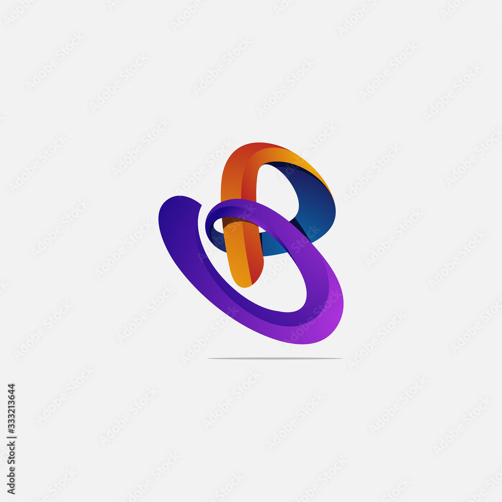 Letter b logo design template Letter b logo design template