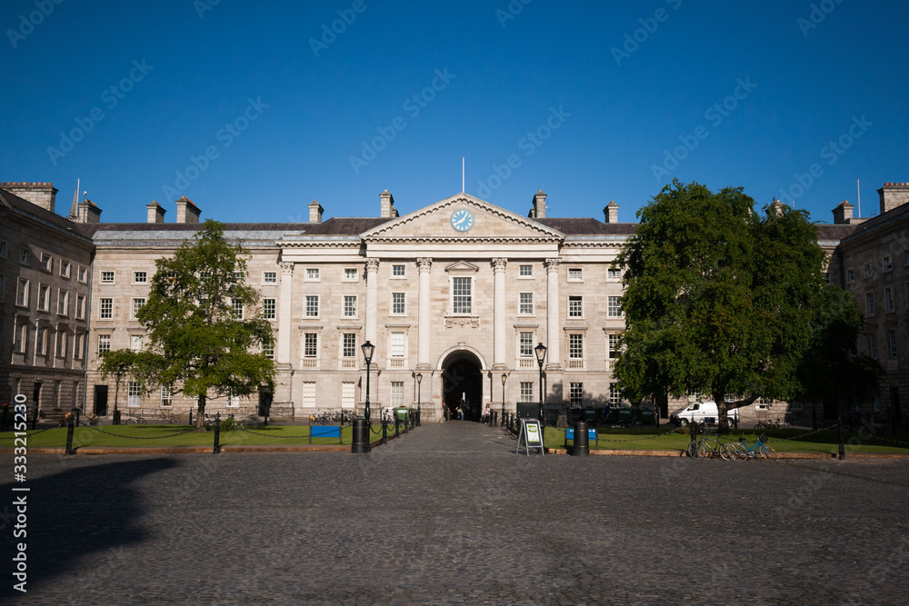 Trinity college in Dublin city, Ireland