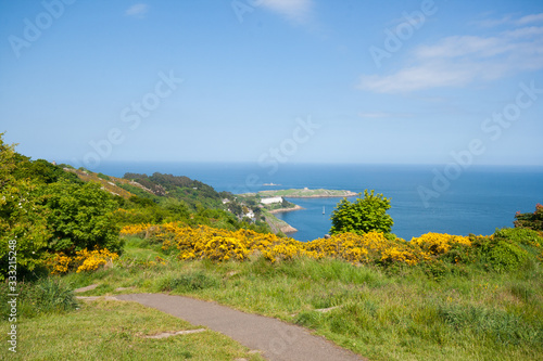 Photography A view from Killiney Hill over the skyline of Dublin, Ireland