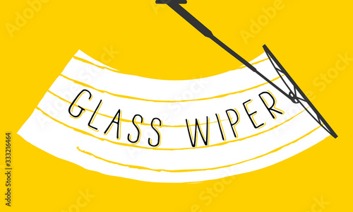 Wiper, windshield car.